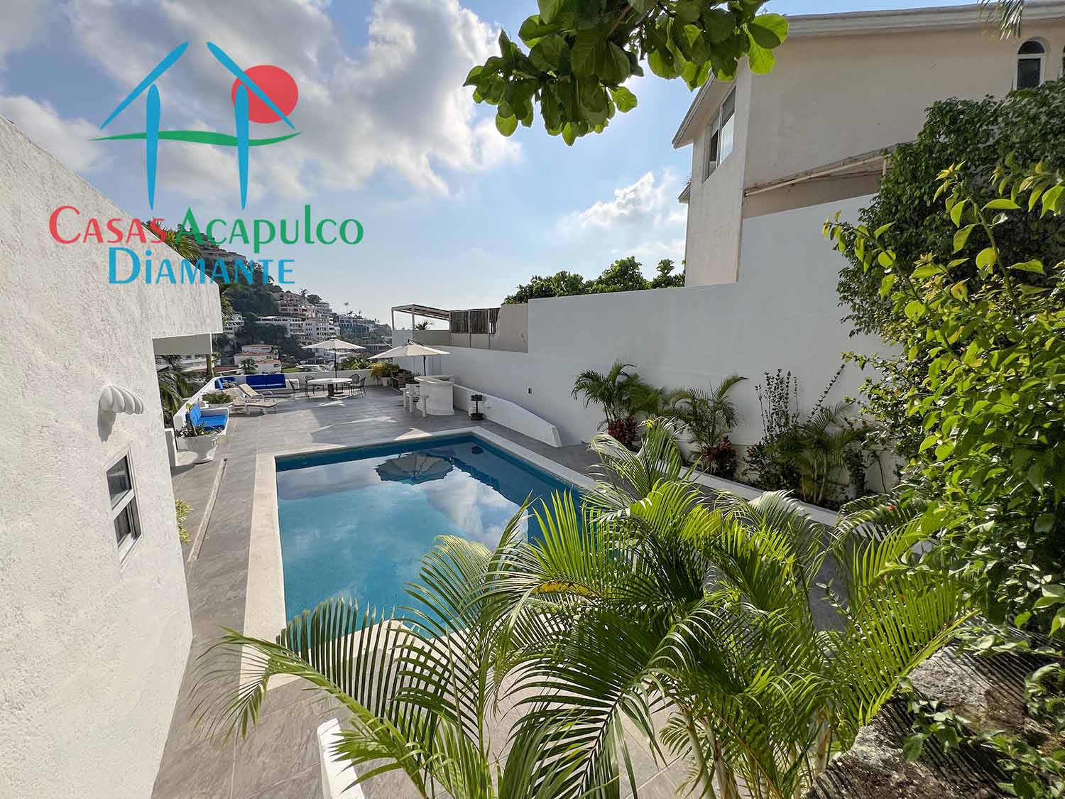 Villa Judith - Terraza y alberca 2 Villa Judith - Terraza y alberca 2